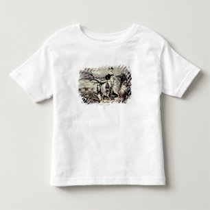 Camiseta Infantil George Washington que cruza o Delaware