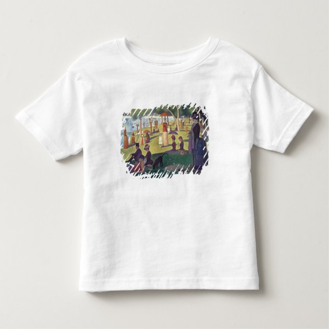 Camiseta Infantil Georges Pierre Seurat | domingo à tarde no é (Frente)