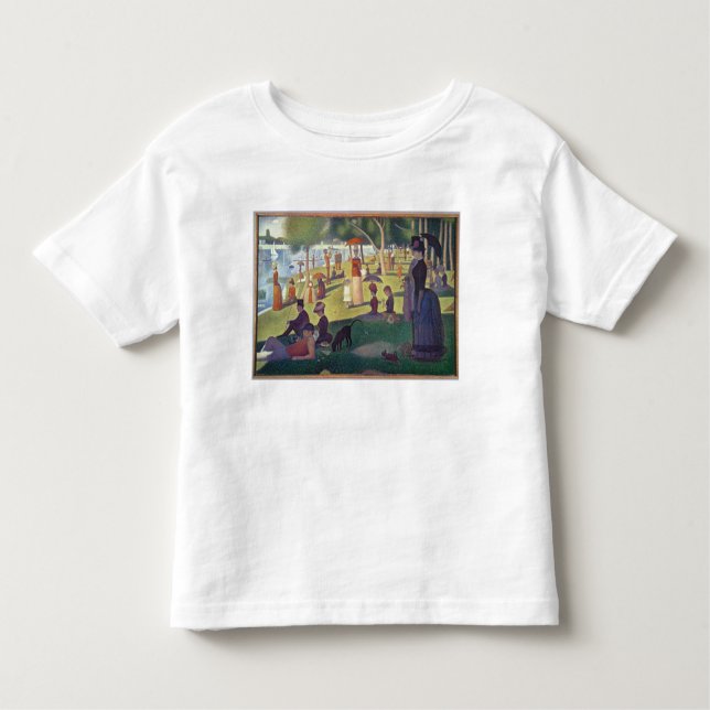 Camiseta Infantil Georges Pierre Seurat | Domingo à tarde no Is (Frente)