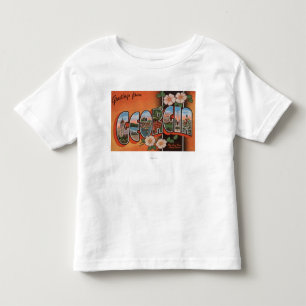 Camiseta Infantil Geórgia (rosa Cherokee) - grandes cenas da letra