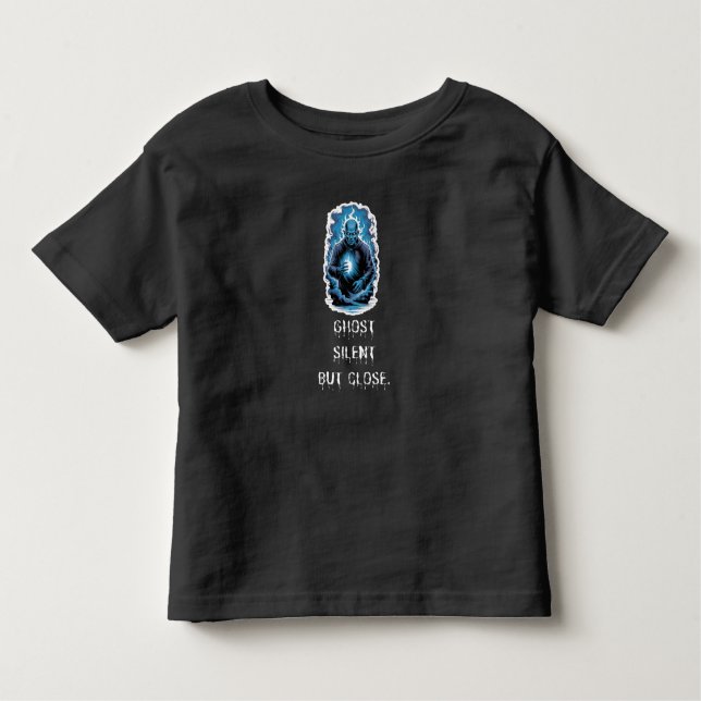 Camiseta Infantil Ghost Silent But Close  (Frente)