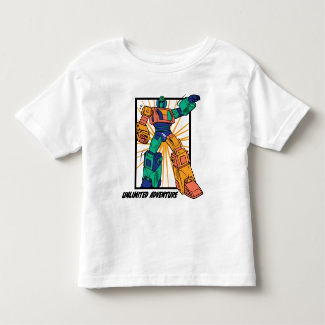 Camiseta Infantil Giant Warrior Robot: Aventura Ilimitada (Frente)
