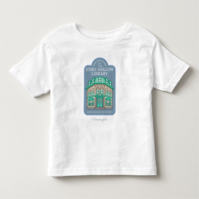 Camiseta Infantil Gilmore Girls | Biblioteca de Stars Hollow (Frente)