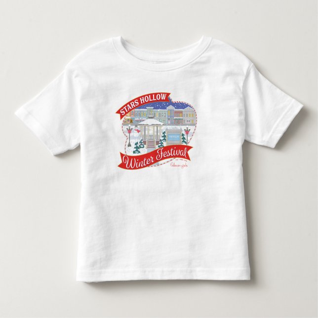 Camiseta Infantil Gilmore Girls | Festival de Inverno de Stars Hollo (Frente)