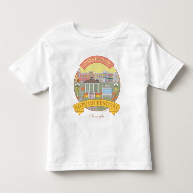 Camiseta Infantil Gilmore Girls | Festival de Outono de Stars Hollow (Frente)