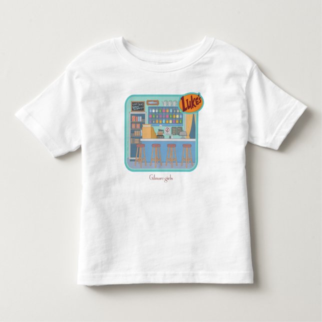 Camiseta Infantil Gilmore Girls | Gráfico do Lanche de Luke (Frente)
