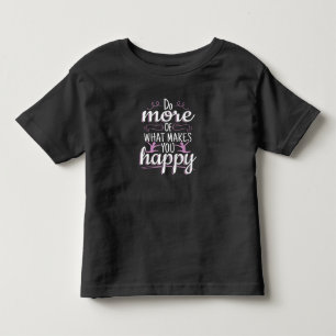 Camiseta Infantil Ginástica Feminina - Citação Motivacional Feliz