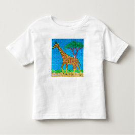 Camiseta Infantil Girafa (branca) - Toddler T-Shirt