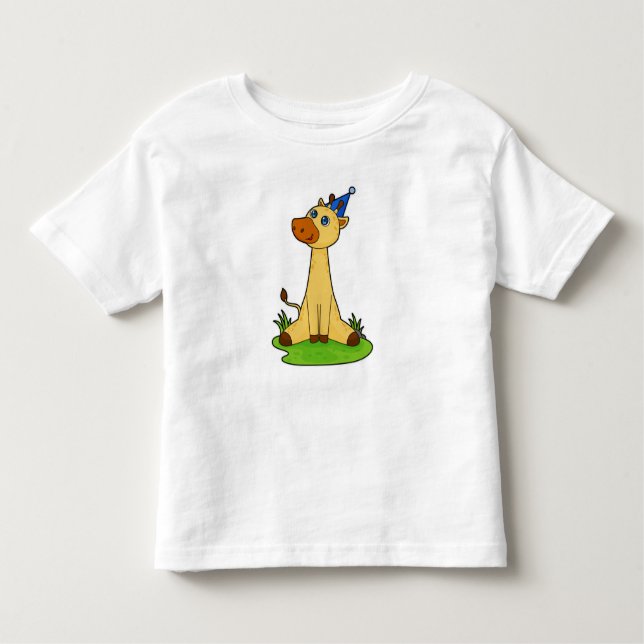 Camiseta Infantil Girafa com chapéu do Partido (Frente)