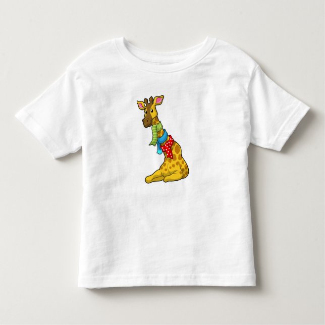 Camiseta Infantil Girafa com Scarf (Frente)