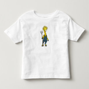 Camiseta Infantil Girafa como agricultor com Pitchfork