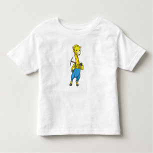 Camiseta Infantil Girafa como menor com picaxe