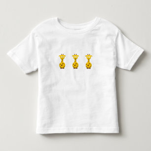 Camiseta Infantil Girafa dos desenhos animados