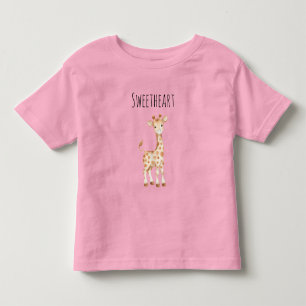 Camiseta Infantil Girafa Fofa