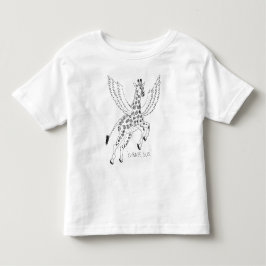 Camiseta Infantil Girafa + pegasus = Giraffsus