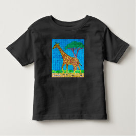 Camiseta Infantil Girafa (vívida) - Toddler T-Shirt