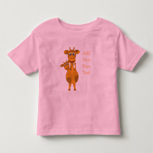 Camiseta Infantil Girafas Personalizar