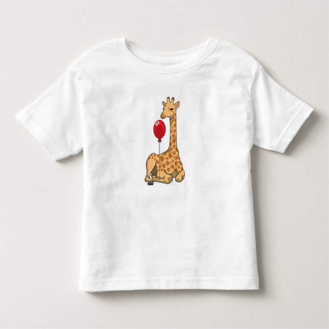 Camiseta Infantil Giraffe Balloon (Frente)