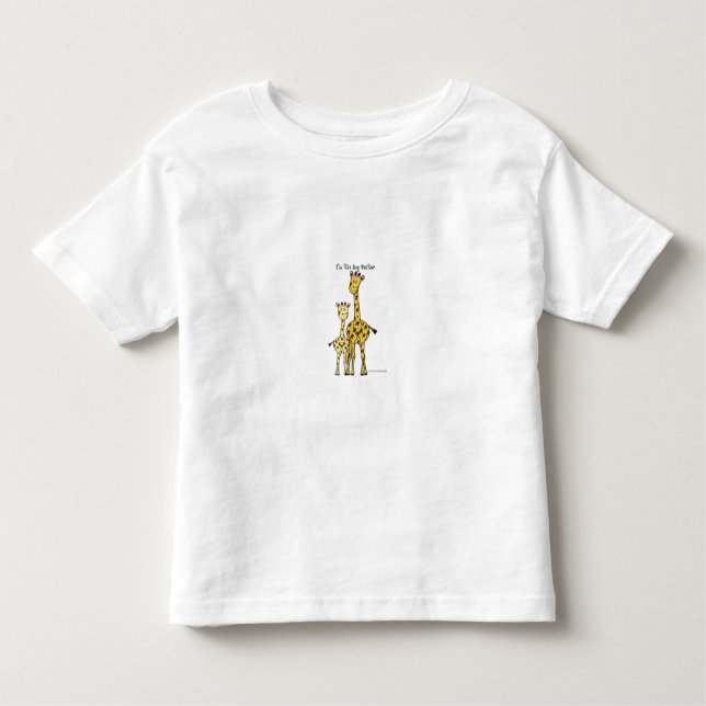 Camiseta Infantil Giraffe Big Sister T-Shirt (Frente)