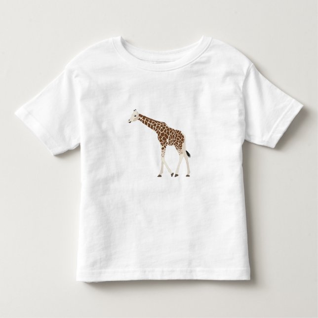 Camiseta Infantil Giraffe Jungle Safari Animal (Frente)
