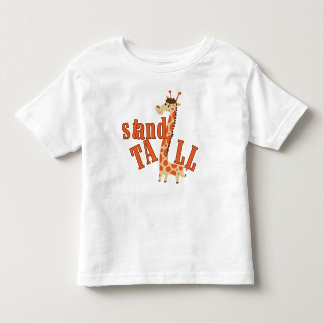 Camiseta Infantil Giraffe Stand Tall (Frente)