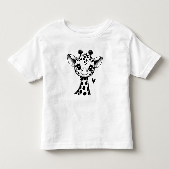 Camiseta Infantil Giraffe Toddler T-Shirt (Frente)