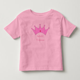 Camiseta Infantil Girls Autitic Princess T-Shirt