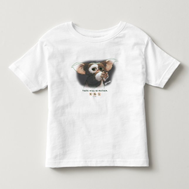 Camiseta Infantil Gizmo Haverá Caos (Frente)