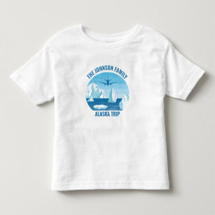 Camiseta Infantil Glaciar Legal Personalizado De Férias Da Família A