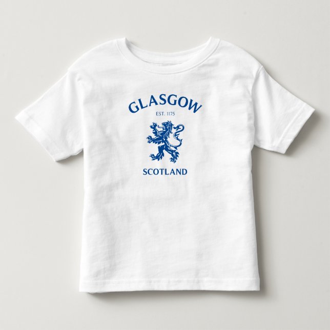 CAMISETA INFANTIL GLASGOW, ESCÓCIA (Frente)