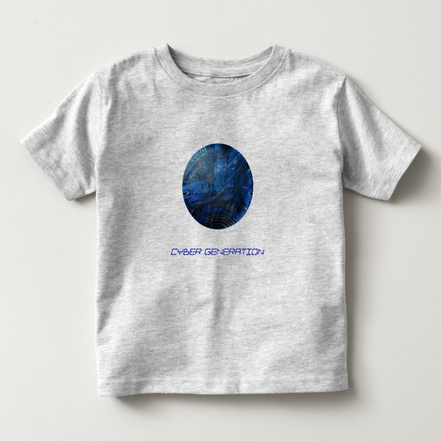 Camiseta Infantil globo eletrônico (Frente)