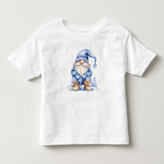 Camiseta Infantil Gnomo de inverno (Frente)