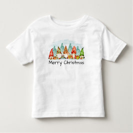 Camiseta Infantil Gnomos de Natal