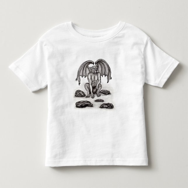 Camiseta Infantil Golem Gargoyle (Frente)