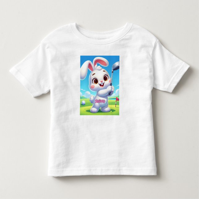 Camiseta Infantil Golf Bunny (Frente)