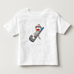 Camiseta Infantil Golfe do macaco da peúga