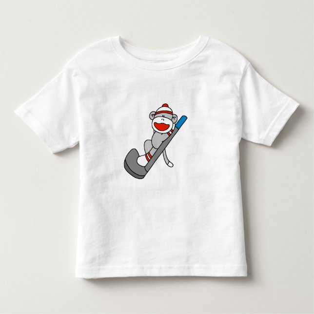 Camiseta Infantil Golfe do macaco da peúga (Frente)