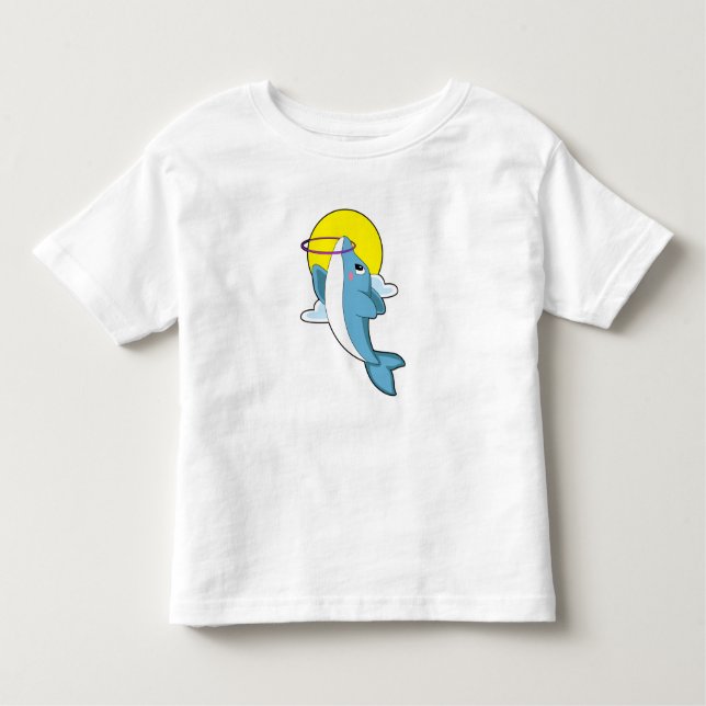 Camiseta Infantil Golfinho com pneus de Malhação (Frente)
