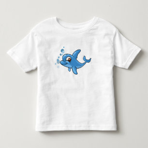 Camiseta Infantil Golfinho de desenho