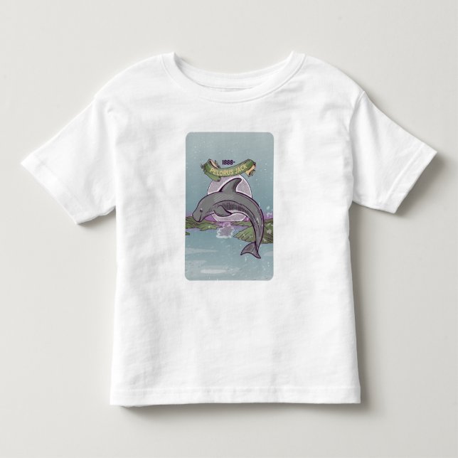Camiseta Infantil Golfinho de Pelorus Jack Risso (Frente)
