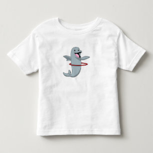 Camiseta Infantil Golfinho em Endurance, com pneus de Malhação.p