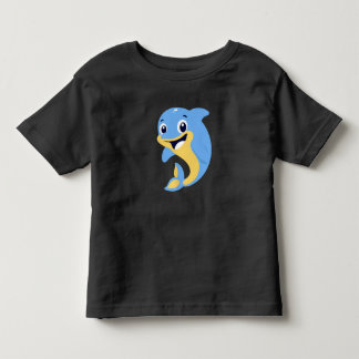 Camiseta Infantil Golfinho Fofo de Desenho Animado – Desenho de Golf