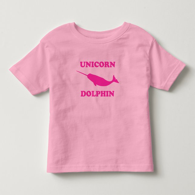 Camiseta Infantil Golfinho Unicórnio (Frente)