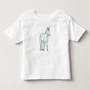 Camiseta Infantil Goma-bolha do Unicorn