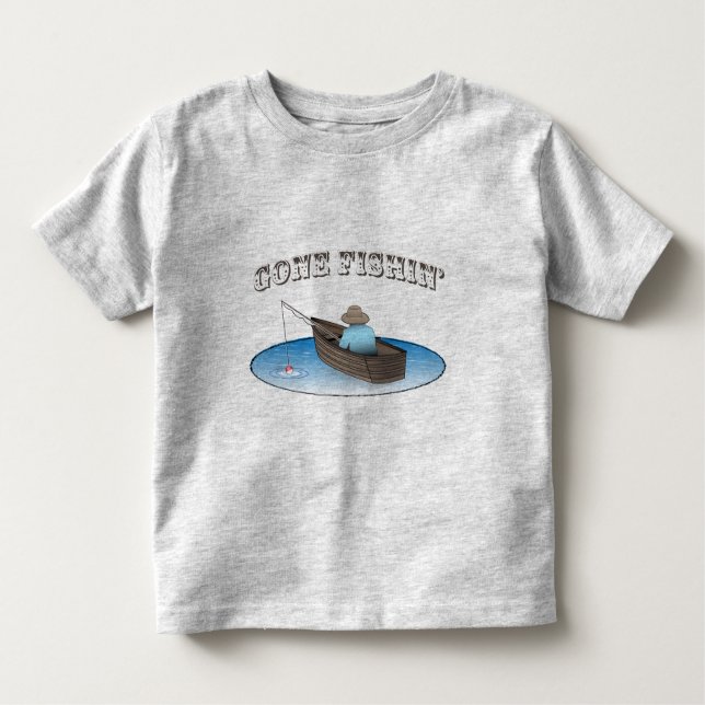 Camiseta Infantil Gone Fishin (Frente)