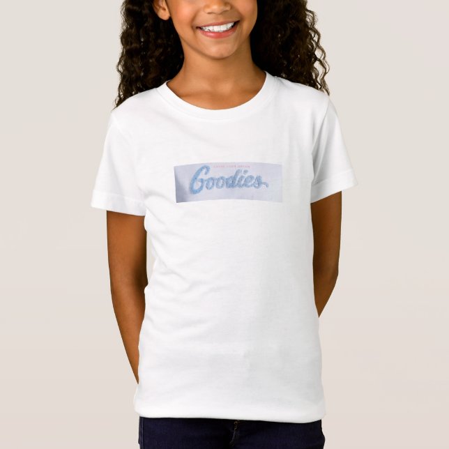 Camiseta Infantil Goodies – Estilo Retro Simples e (Frente)