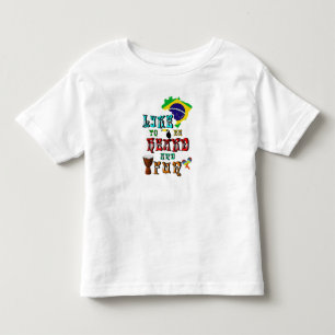 Camiseta Infantil Gosta de Ser Ouvido E Divertido