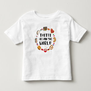 Camiseta Infantil Gosto pelo mundo