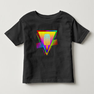 Camiseta Infantil Gota de Gelo Retro de Verão Elegante