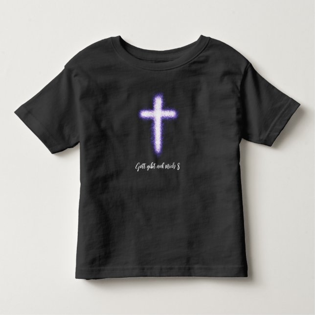 Camiseta Infantil Gott gibt auf mich 8 (Frente)